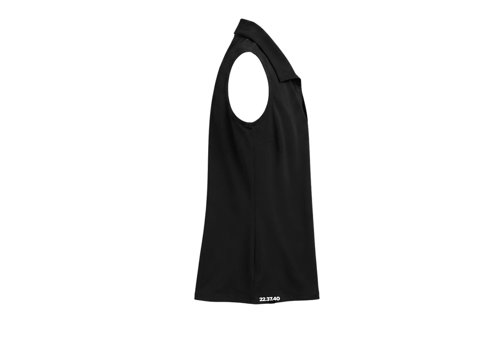 USO. Branded Apparel. USO. Elite High Performance Sleeveless Tank Top-Black Technical Athletic Fit