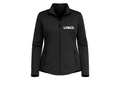 USO. Brand Apparel Women’s USO Premium Fleece Jacket – Smooth Face, Brushed Back Black