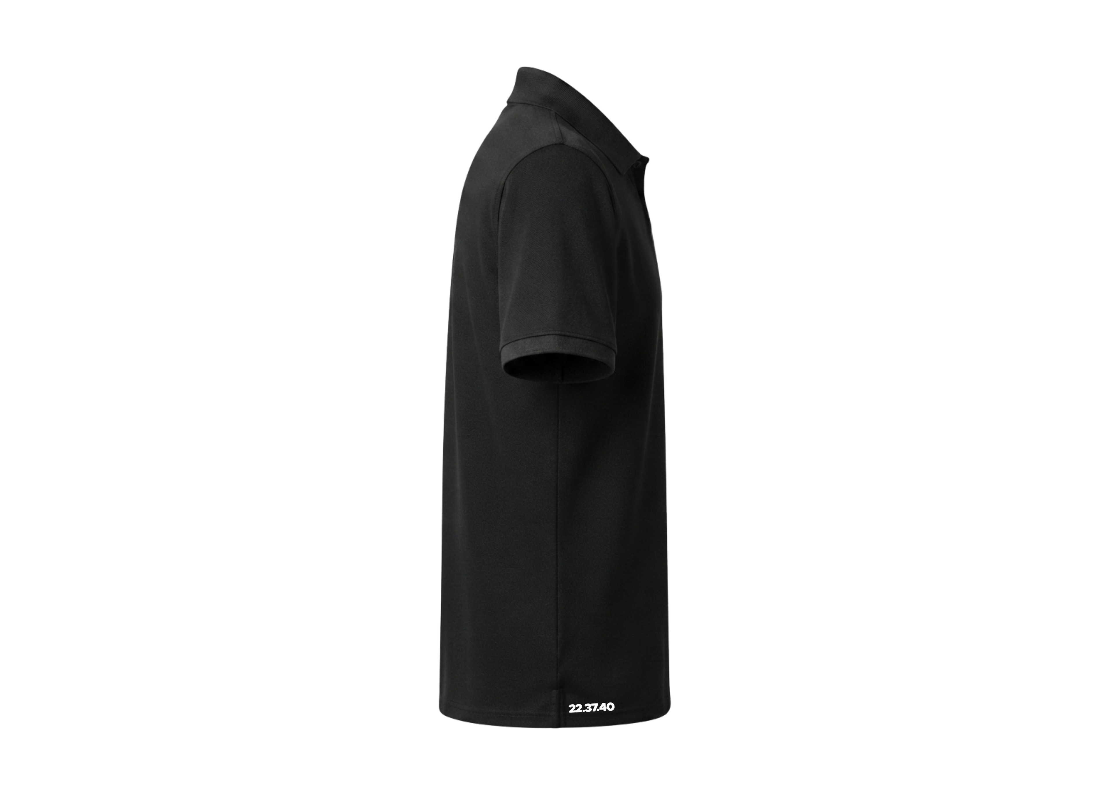 USO. Branded Apparel. USO. Elite High Performance Black Golf Polo Shirt-Moisture Wicking, Odor Fighting, UV Resistant
